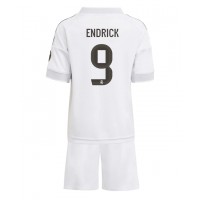 Real Madrid Endrick #9 Fußballbekleidung Heimtrikot Kinder 2025-26 Kurzarm (+ kurze hosen)